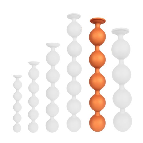 Anal Master Balls Analkugeln Bulby Butt XXL 49 x 7.7 cm Orange