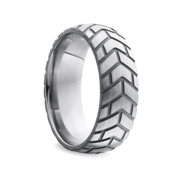 Black Label schwerer Donut Penisring aus Edelstahl