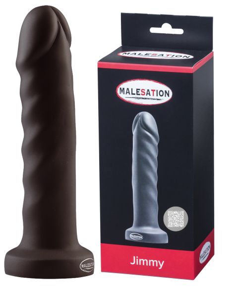 Malesation Jimmy Dildo mit Saugfuß in Schwarz 1