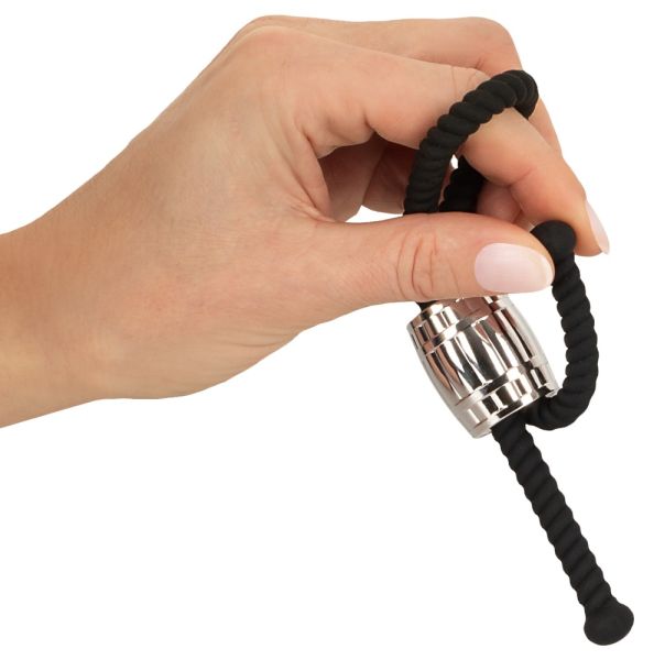 Rebel Heavy Rope Cock Strap Penisschlaufe Schwarz 4