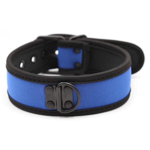 Kinky Puppy Blaues Neopren-Halsband