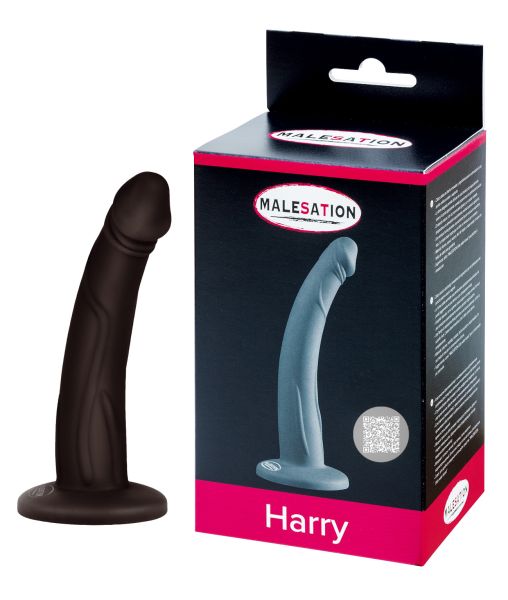 Malesation Harry Dildo mit Saugfuß in Schwarz 1