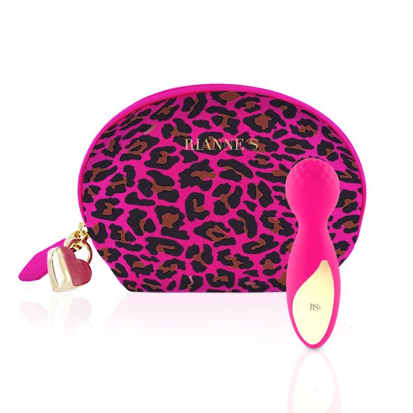Wandmassager lovely leopard pink 1