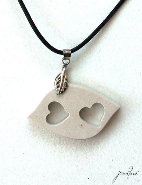 Pendant Hearts in Stone 11