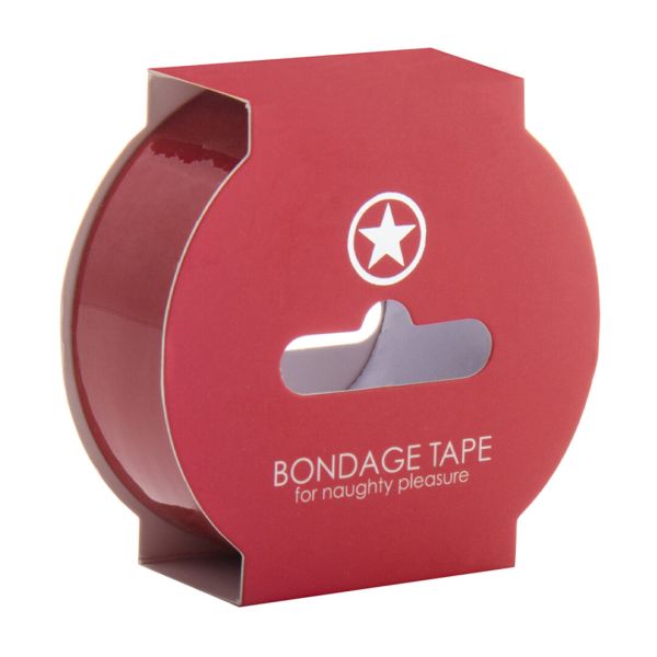 Ouch! Non Sticky Bondage Tape Fesselband 17,5 m in Rot 1
