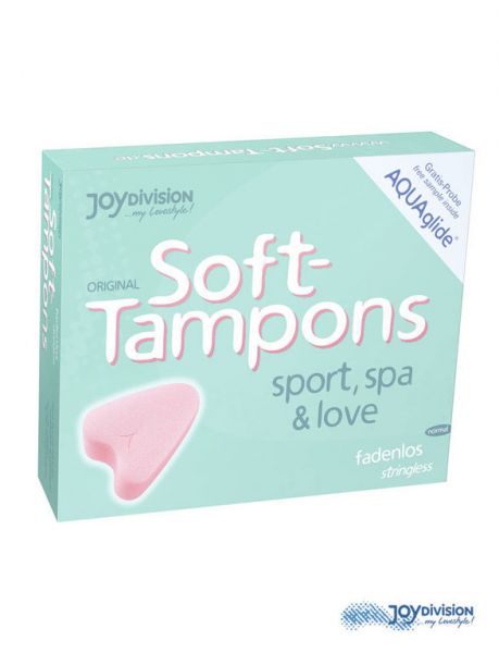 Soft tampons for sports and sexual intercourse