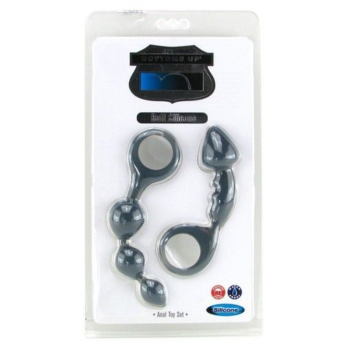 Bottoms Up® Silicone Anal Toy Set „Smoke“ – hautfreundliche Silikon‑Analspielzeuge