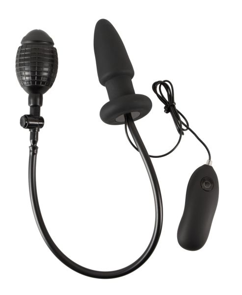 You2Toys Inflatable Vibrating Butt Plug mit Fernbedienung in Schwarz 1