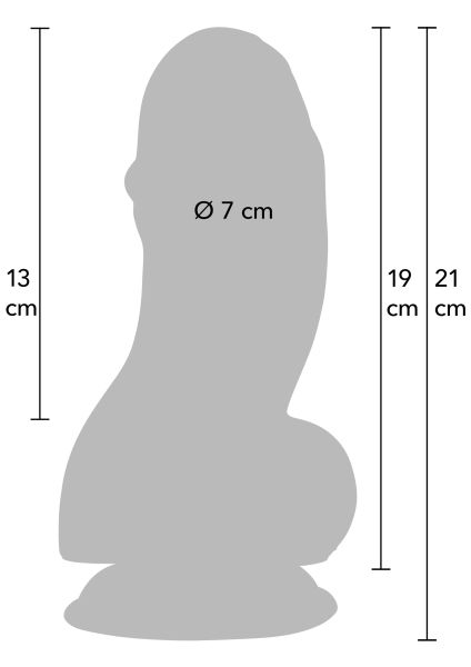 Hidden Desire Inferno Fat Boys XXL Dildo in Schwarz 7