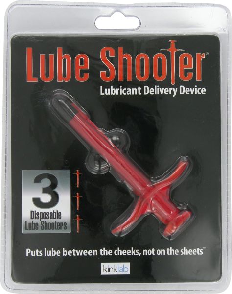 kinklab Lube Shooter – Gleitmittel Spritze rot 3er Set