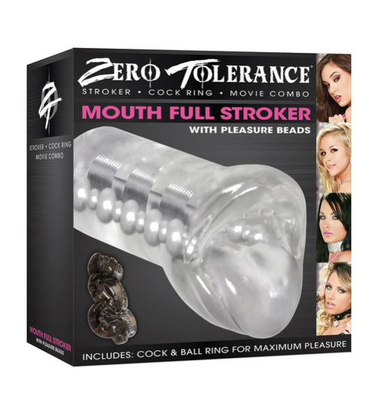 ZERO TOLERANCE MOUTH FULL masturbator