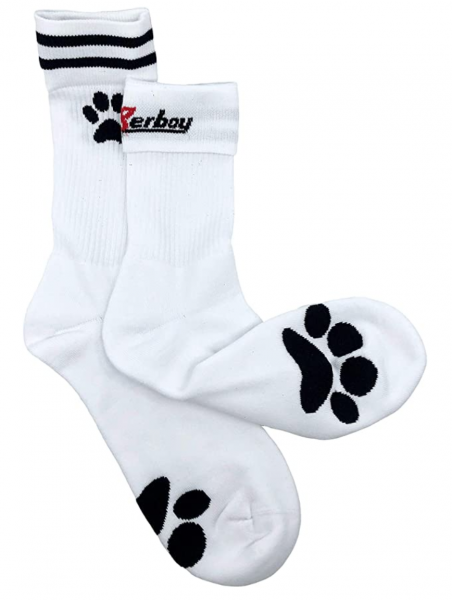 Sk8erboy PUPPY Socks White