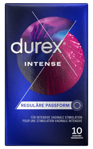 Durex Intense Orgasmic Rippen u. Noppen Kondome 10 und 22 Stück