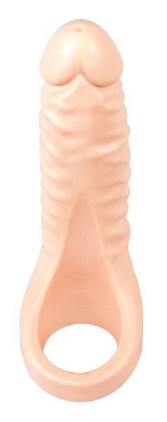 Realistixxx Double Fucker penis/testicle ring with natural dildo