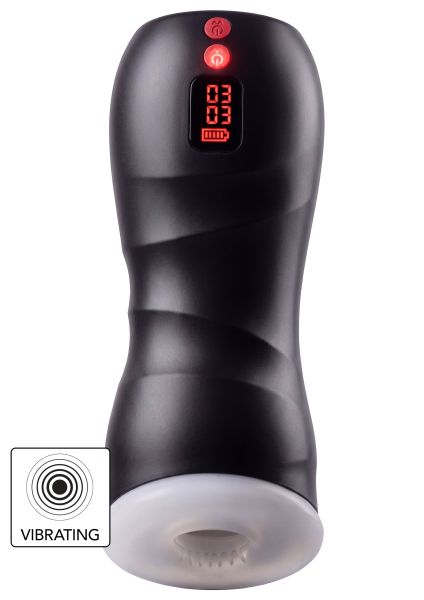 Hidden Desire Fusion X Twin Turbo Masturbator mit Vibration in Schwarz 1