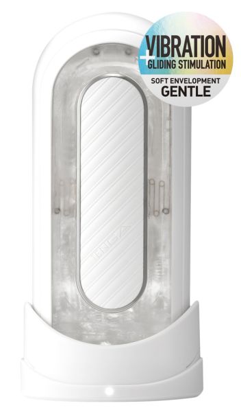 Tenga Flip O (Zero) Electronic Vibrations weiß Masturbator