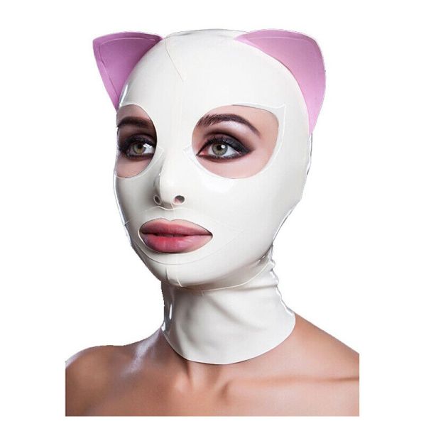 LateXcite Latexmaske Cagoule Katzenfetisch