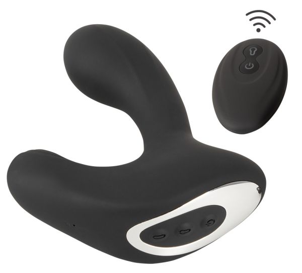 Rebel RC Butt Plug with 3 functions Analvibrator Schwarz