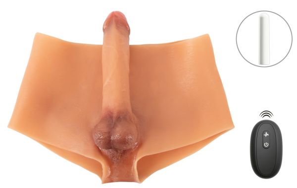 You2Toys Ultra Realistic Vibrating Penis Pants in Hautfarben 1