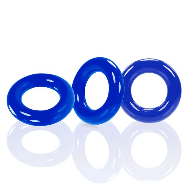 Oxballs - Willy Rings 3-pack Cockrings Police Blue 2