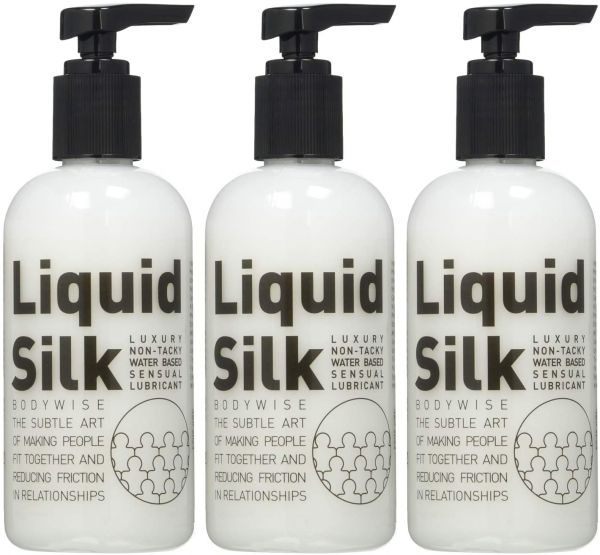 Liquid Silk Sex Lube 250 ml 3 Pack
