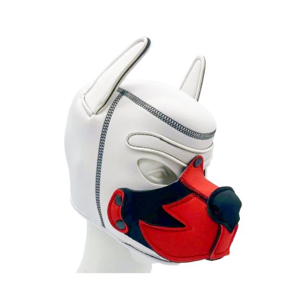 Kinky Puppy Fox Puppy Fuchswelpe Maske rot-weiß