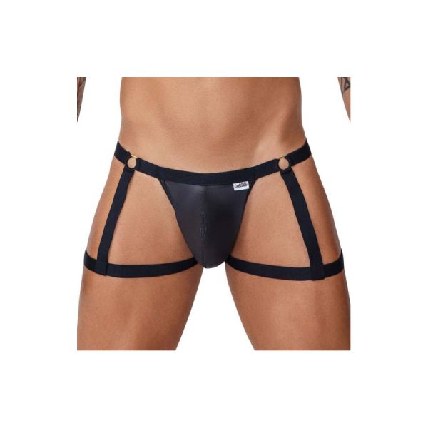 CandyMan Jockstrap Oberschenkel Nanaya Schwarz