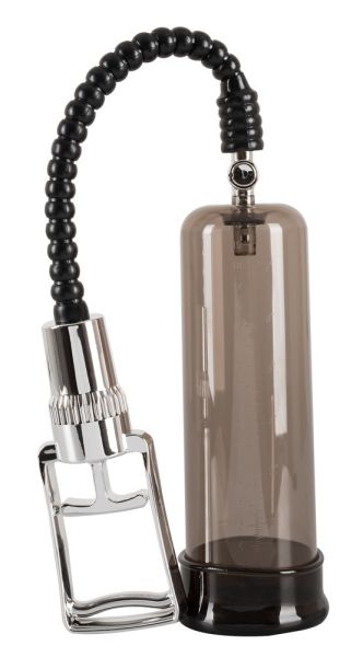 You2Toys Chrome Line Penispumpe in Transparent und Braun 1