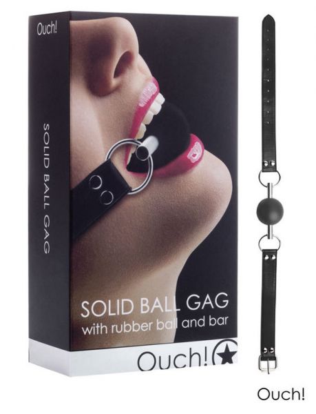 Fixed Ball Gag - Black