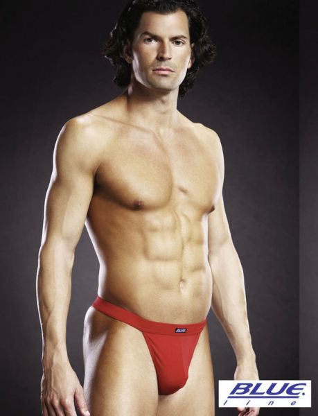 Thong microfiber performance red