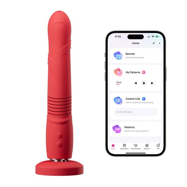 Movenze Gravity Stoßvibrator rot