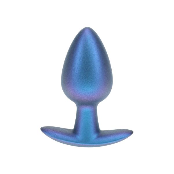 OUCH! Glatter Silikon-Plug Metallic Blue