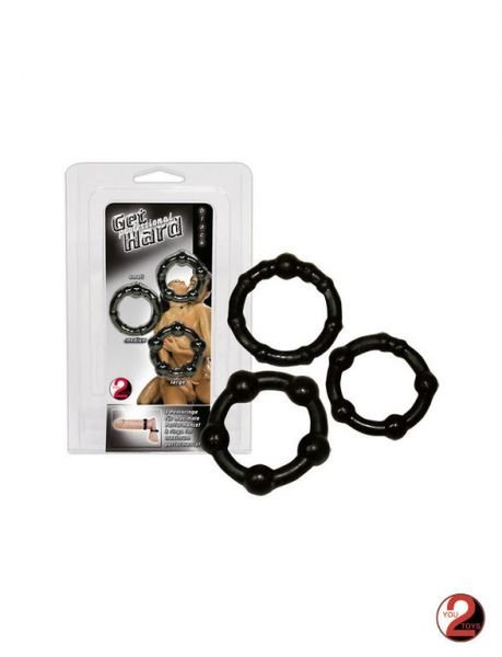 Penis Rings Set "Get Hard"