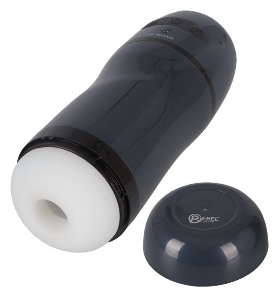 Rebel Masturbator with 2 Functions Schwarz