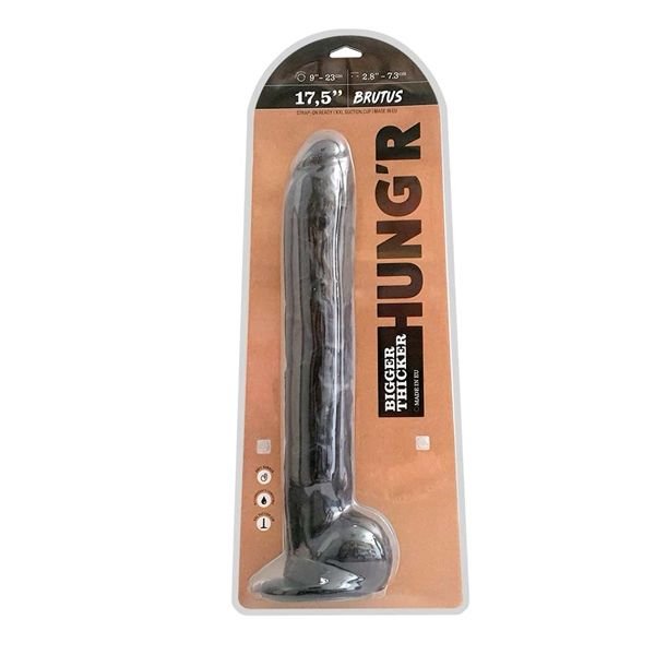 HUNG'R Dildo XXL Brutus schwarz 1