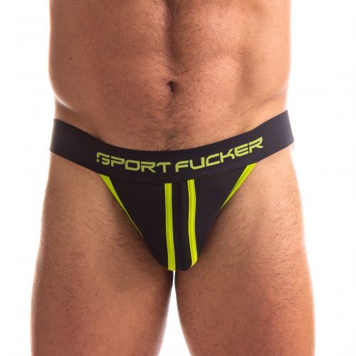 Sport Fucker Jersey Jock schwarz-schwarz