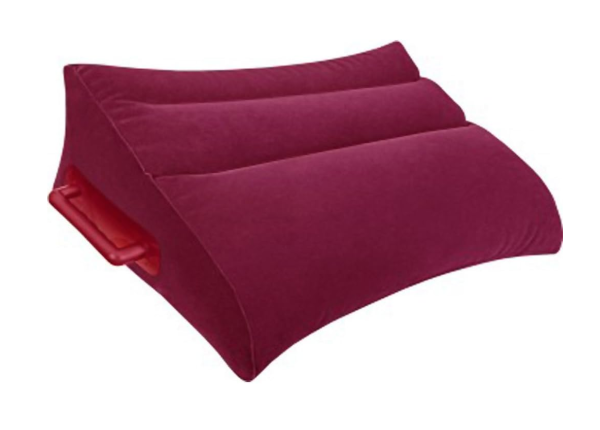 Inflatable position cushion red
