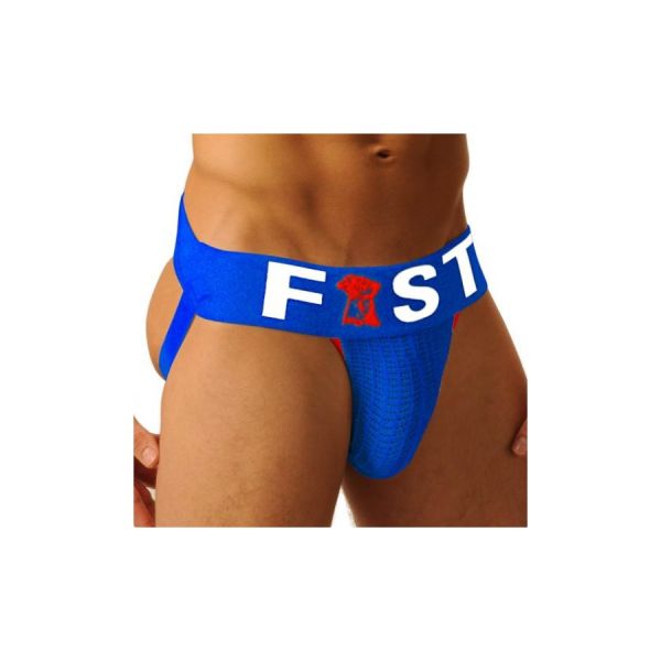 Jockstrap Fist Logo Blau