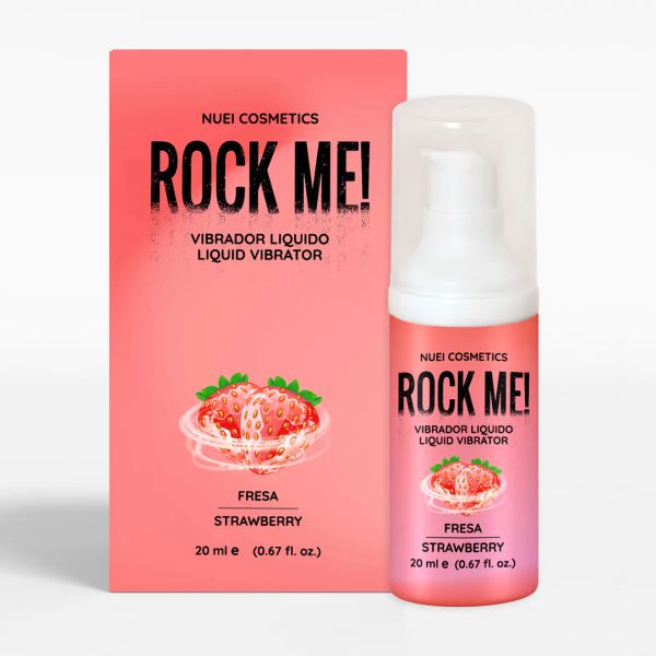 Rock Me Liquid Vibrator Strawberry 20 ml – fruchtiges Stimulationsgel