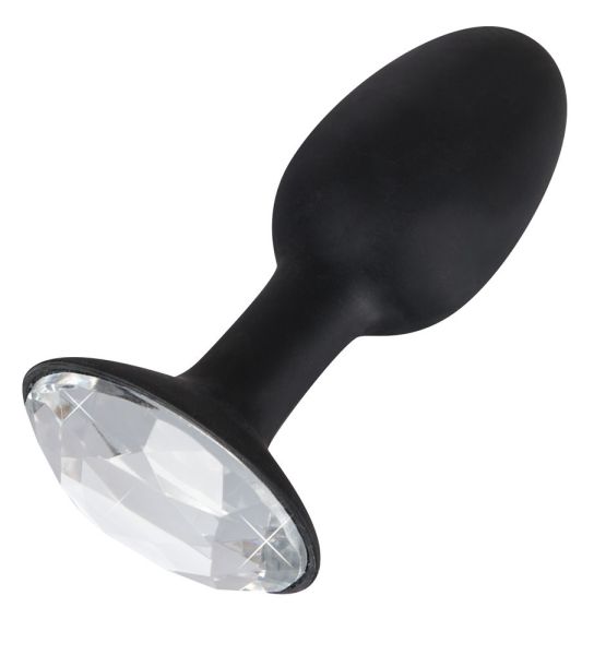 You2Toys Diamond Plug Small mit Schmuckstein in Schwarz 1