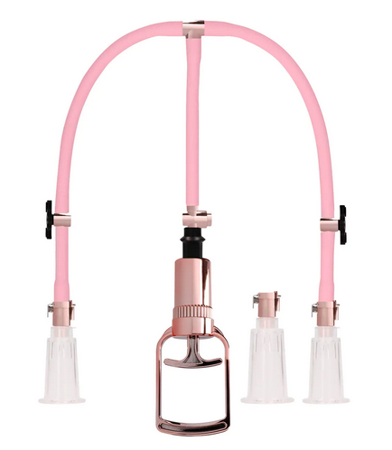 Pumped Klitoris- und Brustwarzenpumpe medium - medium rosa