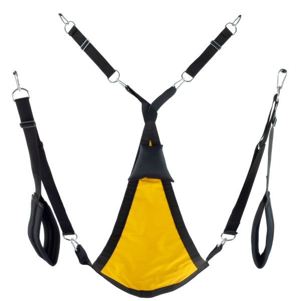 Mr Sling Premium Stoffschlinge „Triangle“ Komplettset Gelb
