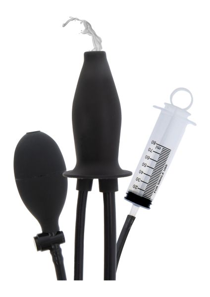 Hidden Desire Inflatable Lubricating Plug Aufblasbares Toy Schwarz