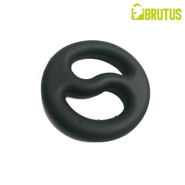 Brutus Yin-Yang Silicone Cock And Ball Ring Schwarz