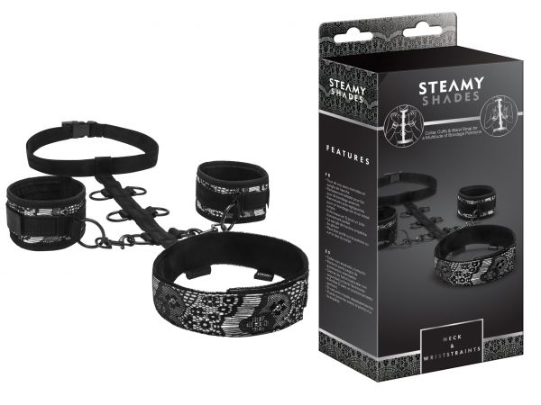 STEAMY SHADES Neck & Wriststraints Hals- und Handgelenksschlaufen mit Hüftgurt