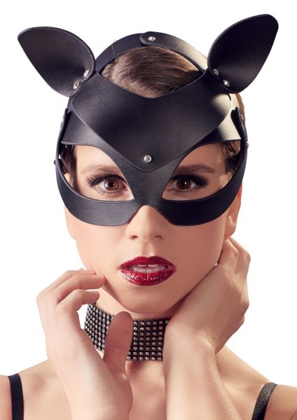 Bad Kitty Katzenmaske mit Strass und Katzenohren 1