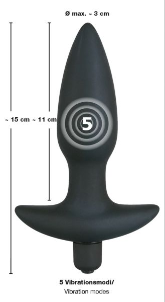 Black Velvets Vibrating Plug 5