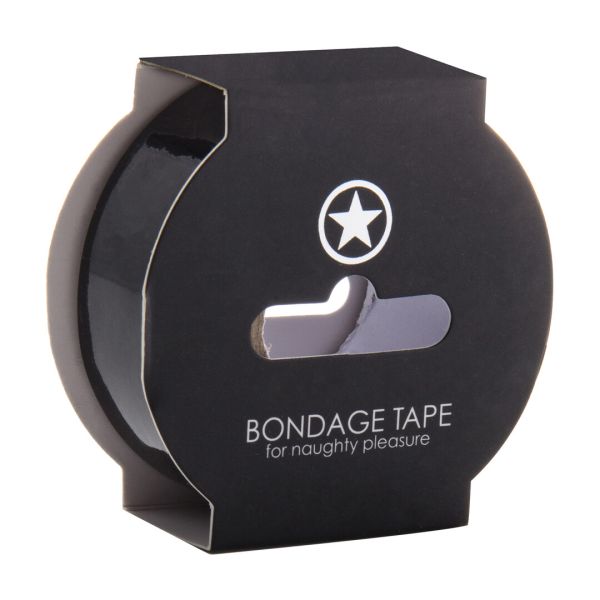 Ouch! Non Sticky Bondage Tape Fesselband 17,5 m in Schwarz 1