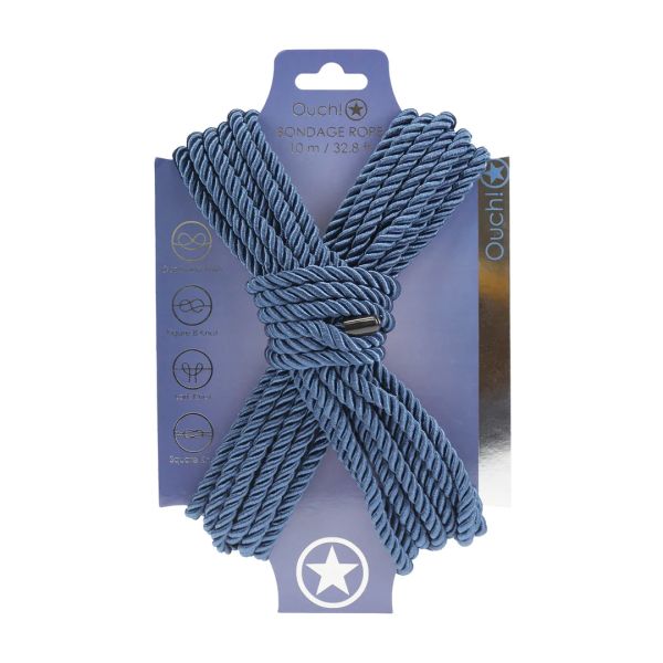 OUCH! Bondage Rope 10 m Navy Blau