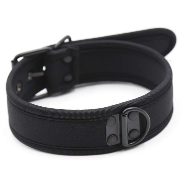Kinky Puppy schwarzes Neopren-Halsband